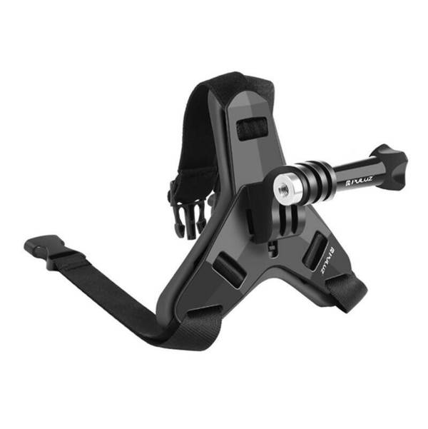 Puluz - PU579B - PULUZ Helm-Kinnhalterung für Sportkameras (einschließlich X5 / X4, Osmo Action 5 Pro) PU579B
