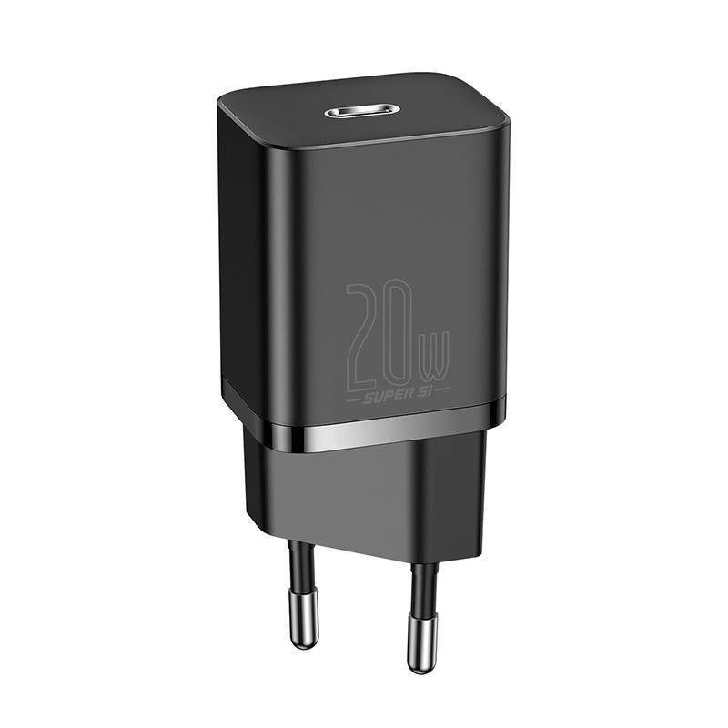Baseus Super Si Schnellladegerät 1C 20W (schwarz)-6