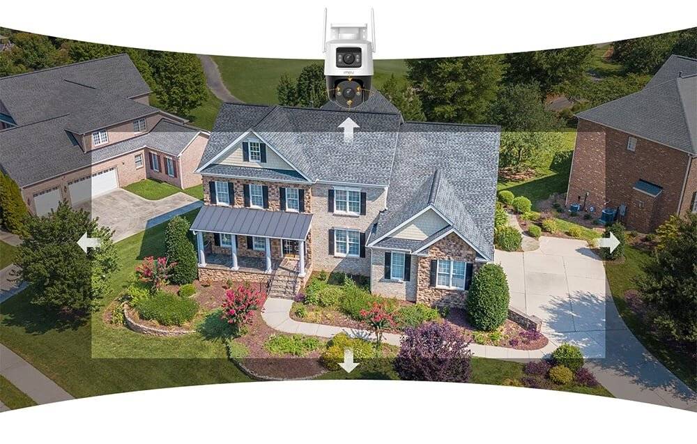 Preisbild für 360° Outdoor WiFi Kamera IMOU Cruiser Dual 8MP