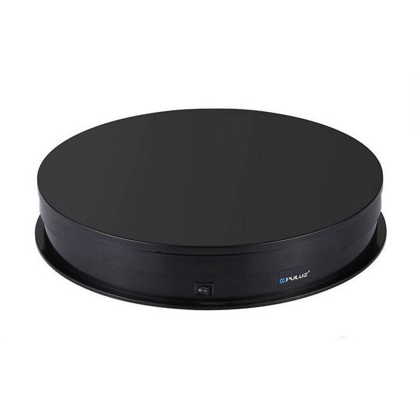 Elektrisch drehbare Drehscheibe Display Puluz 30cm USB (schwarz)