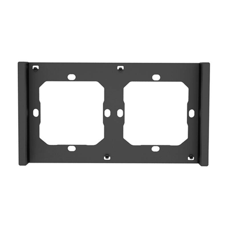 Sonoff - M5-2C-80-F - Rahmen für Schalter M5 80 doppelt 2-fach SONOFF M5-2C-80-F (graphit/schwarz)-0