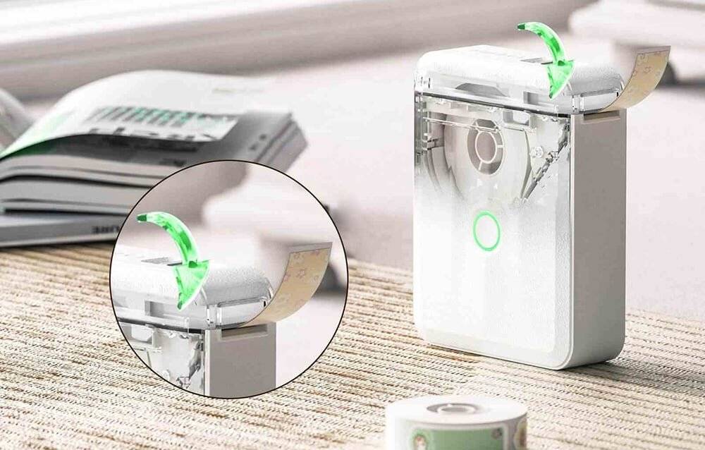 Symbolbild für NIIMBOT - D110_M white - Niimbot D110M tragbarer Etikettendrucker, weiß