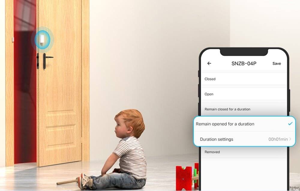 Sonoff - SNZB-04P - ZigBee-Tür- und Fensteröffnungssensor SONOFF SNZB-04P (+Batterie)-5