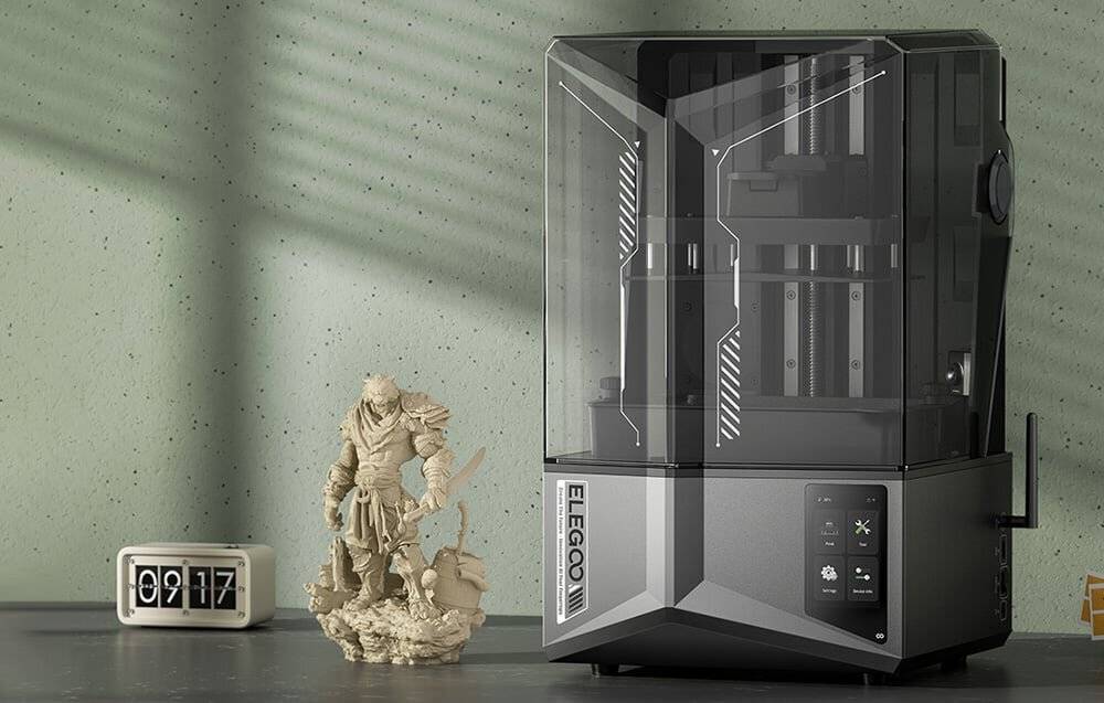ELEGOO Saturn 4 Ultra, 12K MSLA 3D-Drucker, 218.88x122.88x220 mm, Auto-Leveling, AI-Kamera-1