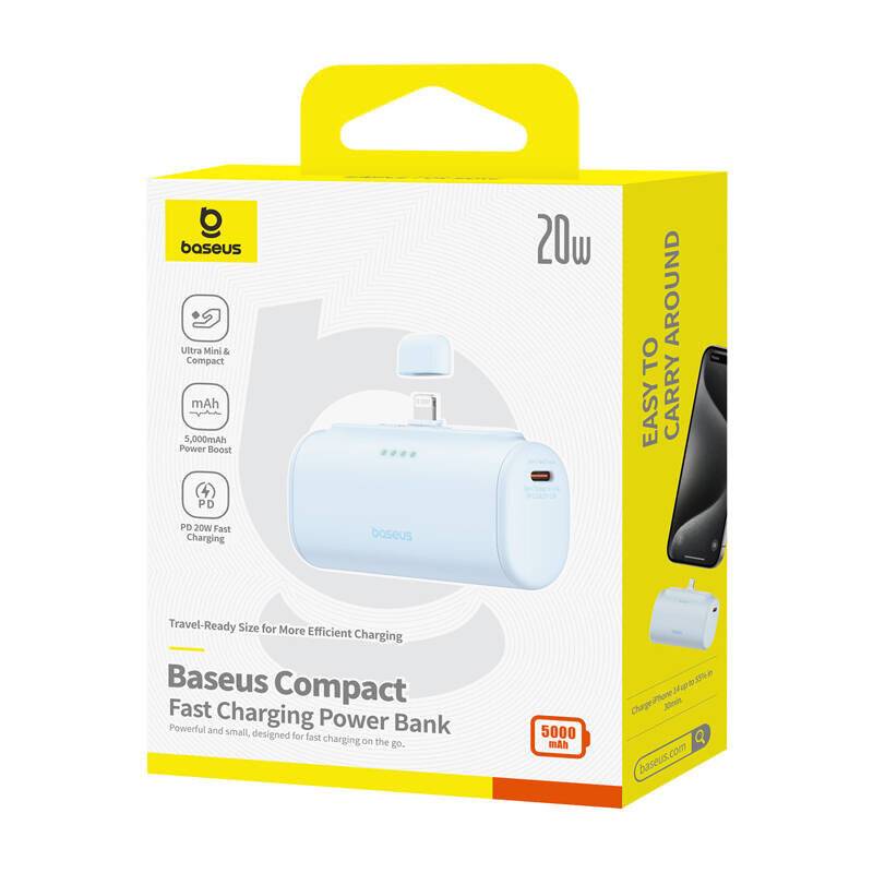 Symbolbild für Powerbank OS-Baseus Compact IP 5000mAh 20W (blau)