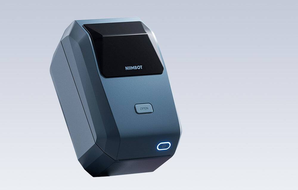 NIIMBOT - K3 Blue - Niimbot K3 tragbarer Etikettendrucker (blau)-3