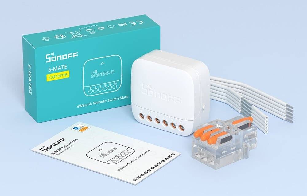 Symbolbild für Smart Switch WiFi Sonoff S-MATE2 (kein Nullleiter)