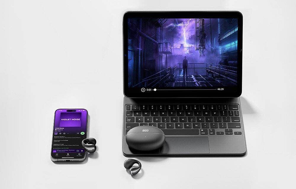Preisbild für QCY Crossky Clip C30 Kopfhörer (schwarz)
