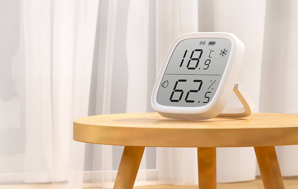 Intelligenter Temperatur- und Luftfeuchtigkeitssensor ZigBee LCD Sonoff SNZB-02D-1
