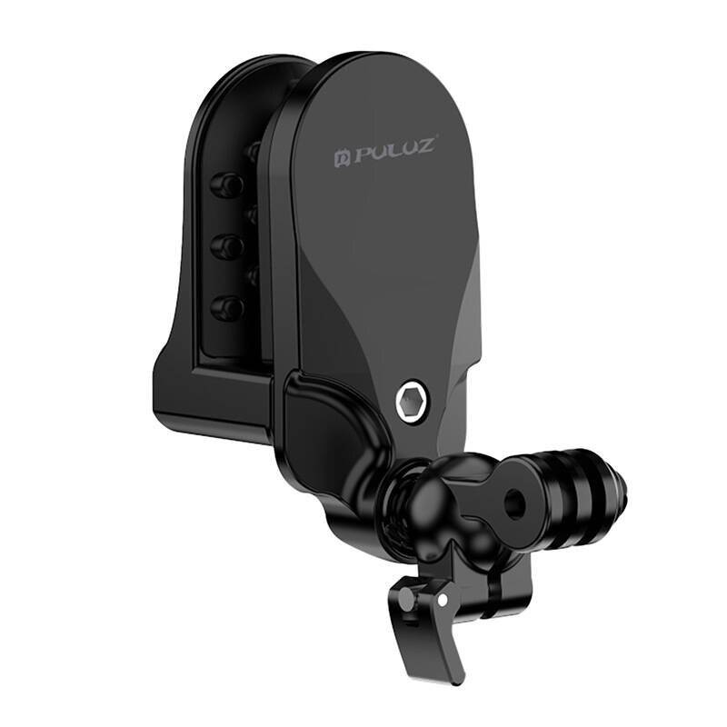 Puluz - PU927B - PULUZ Helmhalterung für Sportkameras (DJI Action, GoPro Hero) (schwarz)-2