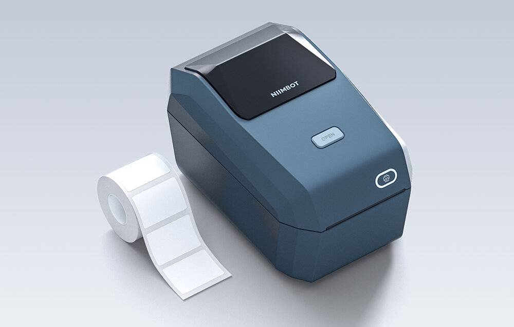 NIIMBOT - K3 Blue - Niimbot K3 tragbarer Etikettendrucker (blau)-2
