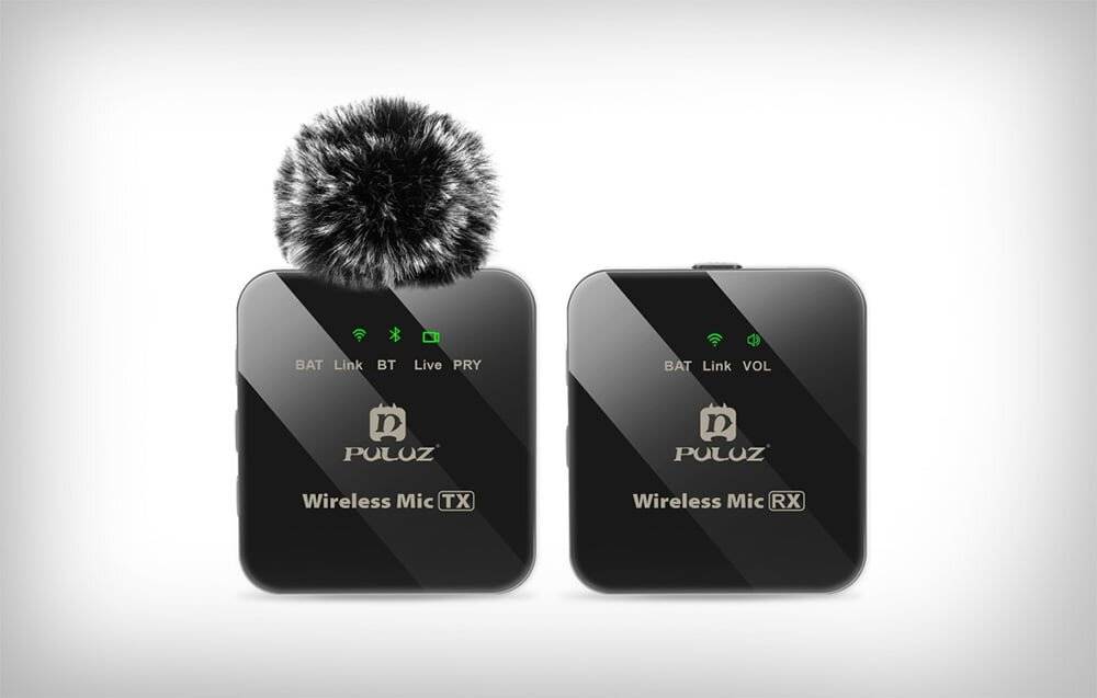 Puluz - PU3153B - Drahtloses Lavalier-Mikrofon PULUZ 1 TX + 1 RX-3