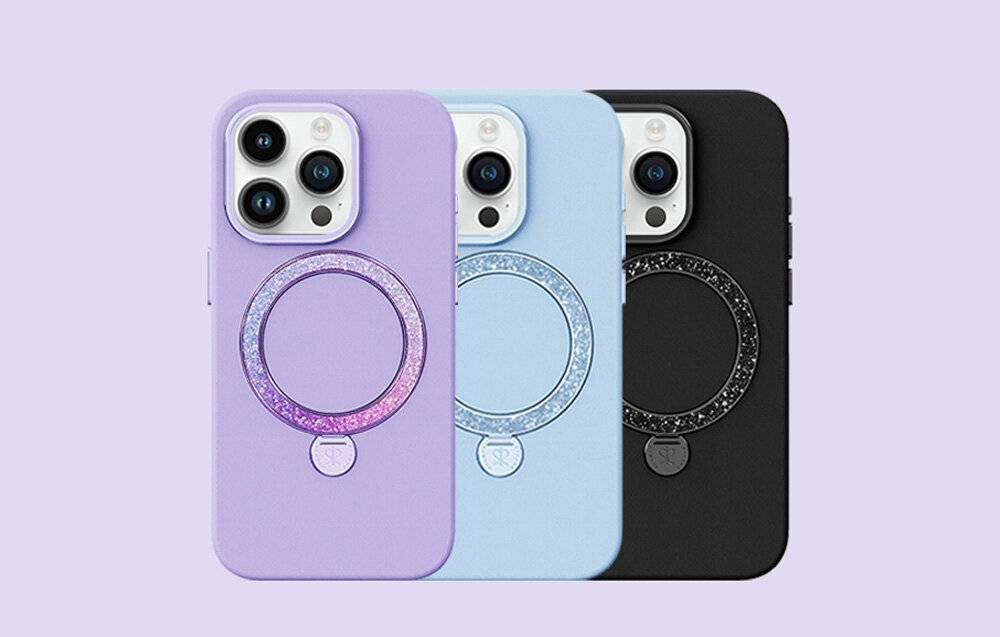 Joyroom PN-15L4 Tasche Dancing Circle für iPhone 15 Pro Max (lila)-2