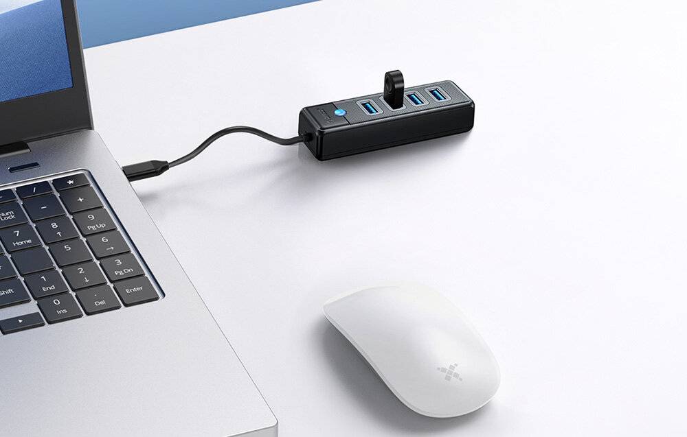 Preisbild für Orico HUB USB-C auf 4x USB 3.0 5Gbps 0,15m Schwarz