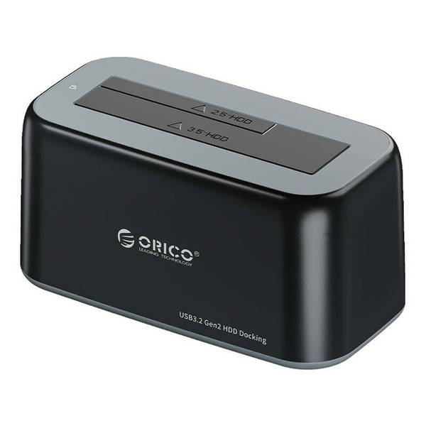 Orico Dockingstation für 2,5 / 3,5" HDD / SSD, 5Gbps, USB-C auf USB-C/A (schwarz)