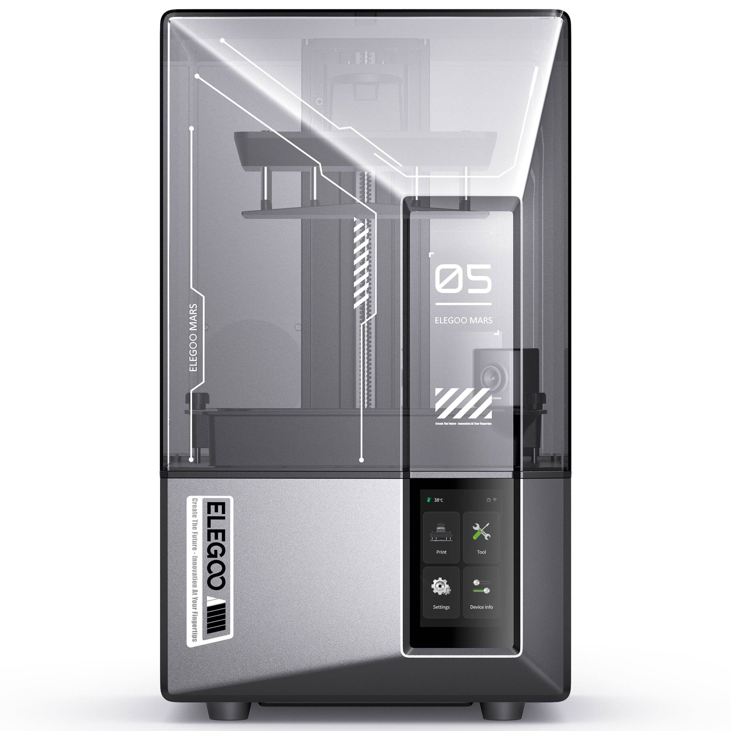 ELEGOO Mars 5 Ultra 3D-Drucker, 9K Mono LCD, 150mm/h, Tilt-Release, Auto-Nivellierung-3