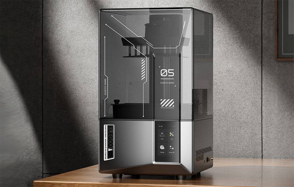 Symbolbild für ELEGOO Mars 5 Ultra 3D-Drucker, 9K Mono LCD, 150mm/h, Tilt-Release, Auto-Nivellierung