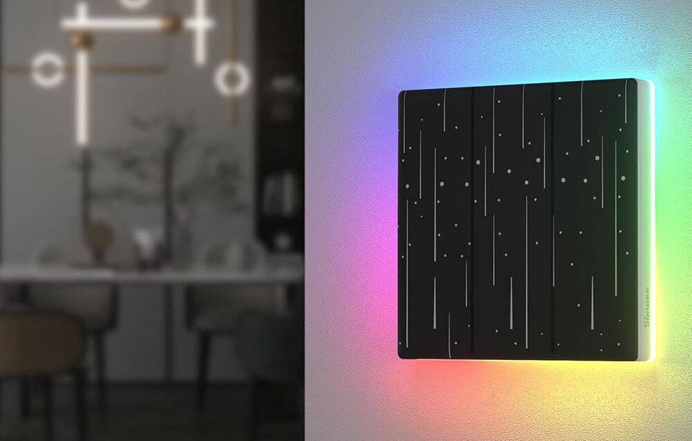 Dekorative Abdeckung / Kappe für T5 SONOFF Star 3C Touch-Schalter-1