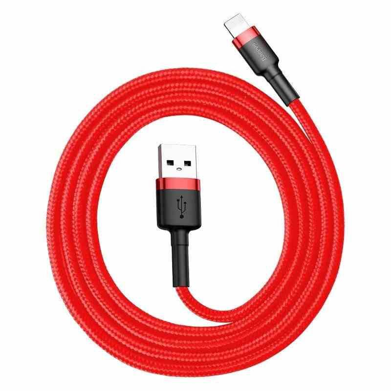 Baseus - CALKLF-A09 - Lightning-USB-Kabel Baseus Cafule 2,4 A 0,5 m (rot)-0
