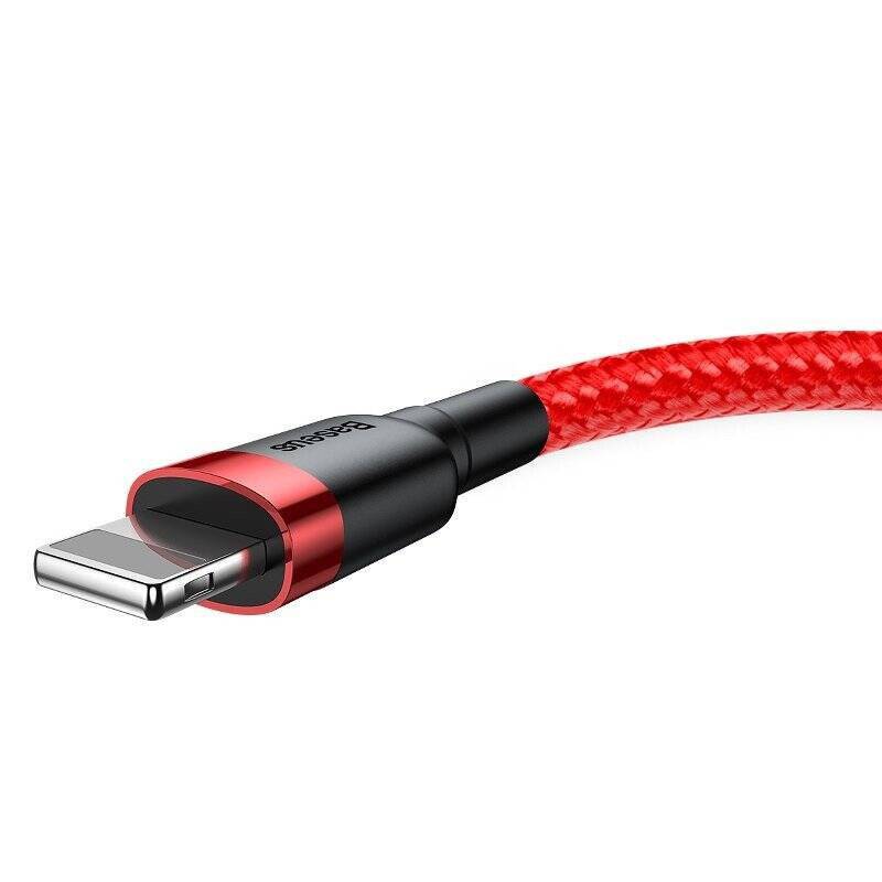 Baseus - CALKLF-A09 - Lightning-USB-Kabel Baseus Cafule 2,4 A 0,5 m (rot)-2