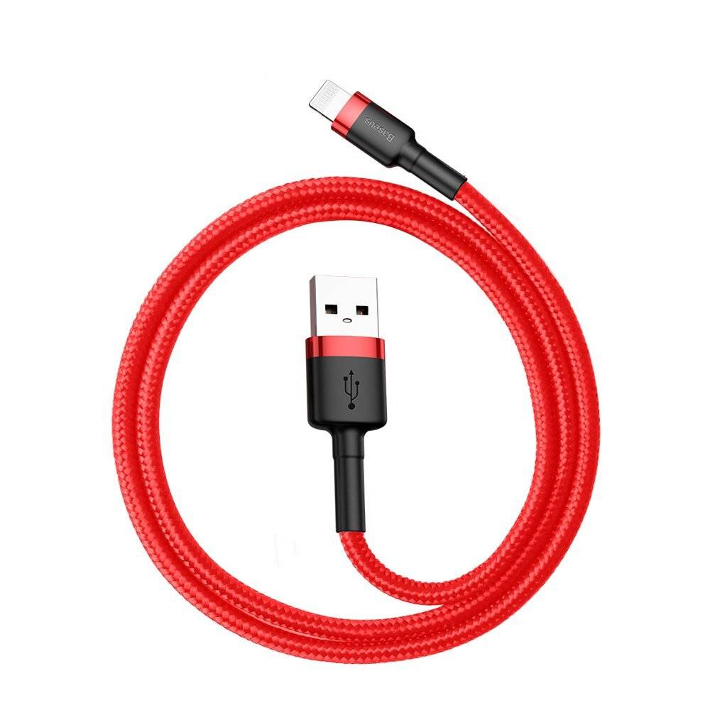 Baseus - CALKLF-A09 - Lightning-USB-Kabel Baseus Cafule 2,4 A 0,5 m (rot)-4