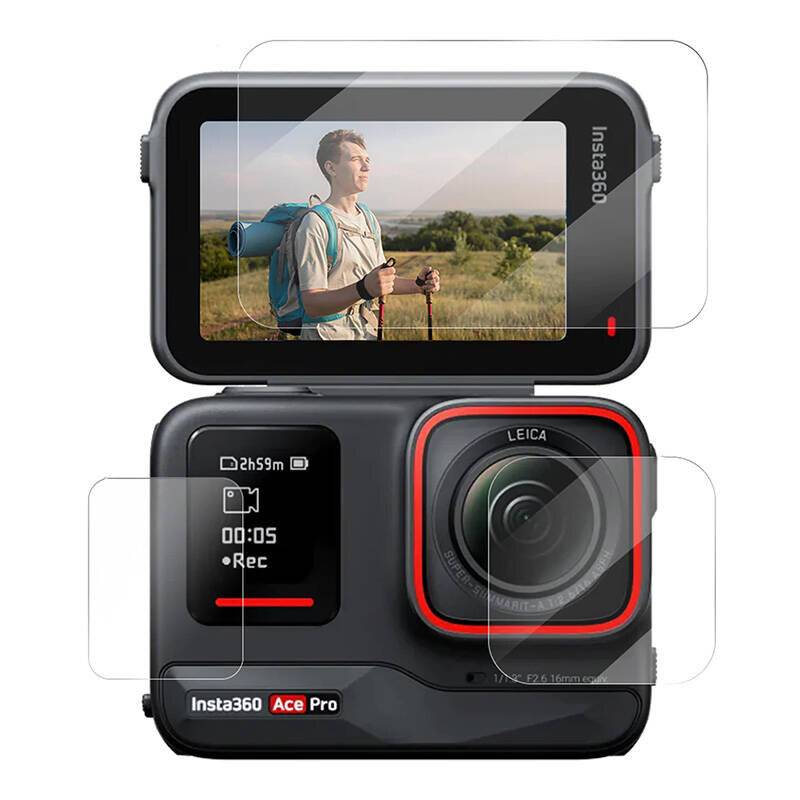 Telesin - S6-FLM-02-TIS - TELESIN-Hartglas für Insta360 Ace Pro / Ace-Kamera-0