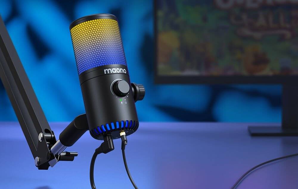 Preisbild für Gaming-Mikrofon Maono DM30RGB (schwarz)