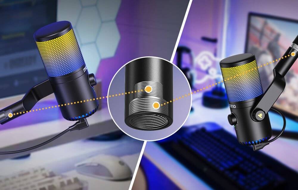 Symbolbild für Gaming-Mikrofon Maono DM30RGB (schwarz)