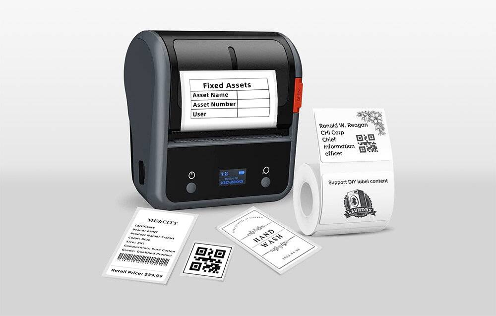NIIMBOT - B3S_P-Grey - Niimbot B3S_P Thermodrucker Grau-4