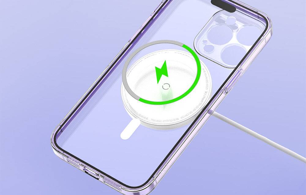 Baseus Magnetic Crystal Clear Handytasche iPhone 13 vollvergütetem Displayschutz Reinigungsset-4