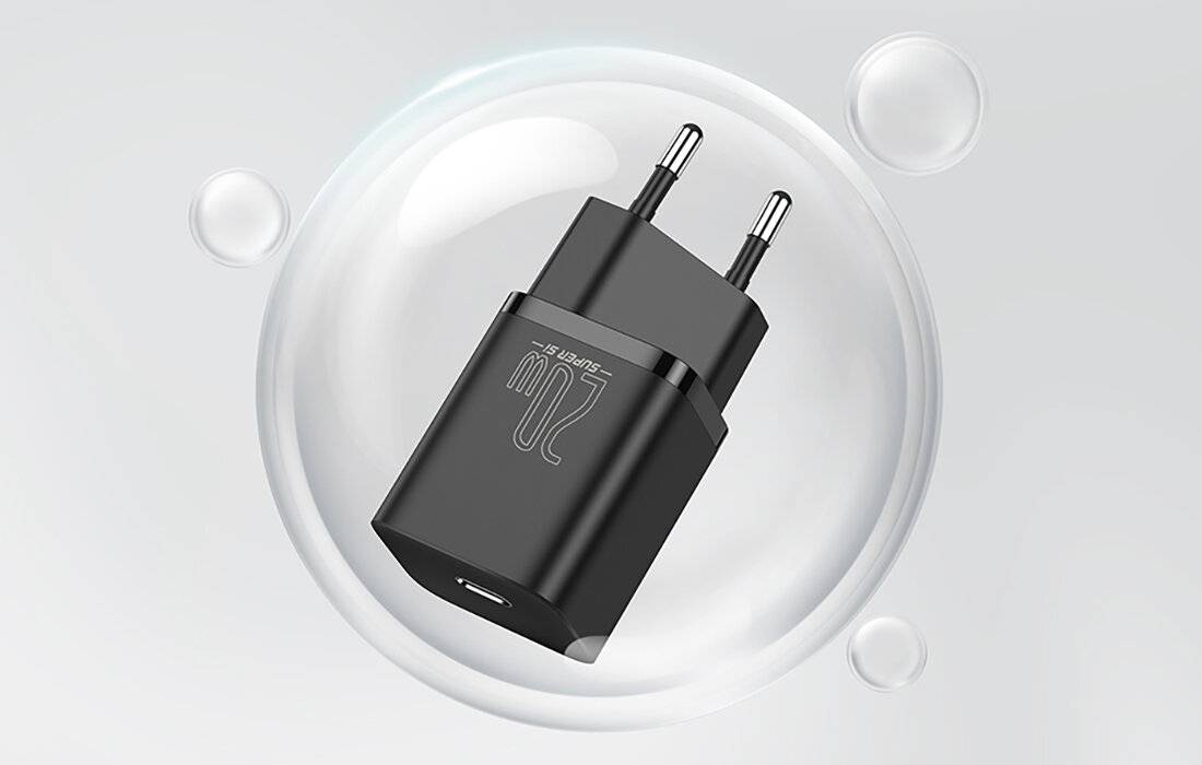 Baseus - CCSUP-B02 - Netzladegerät Baseus Super Si Quick Charger 1C 20W (weiß)-5