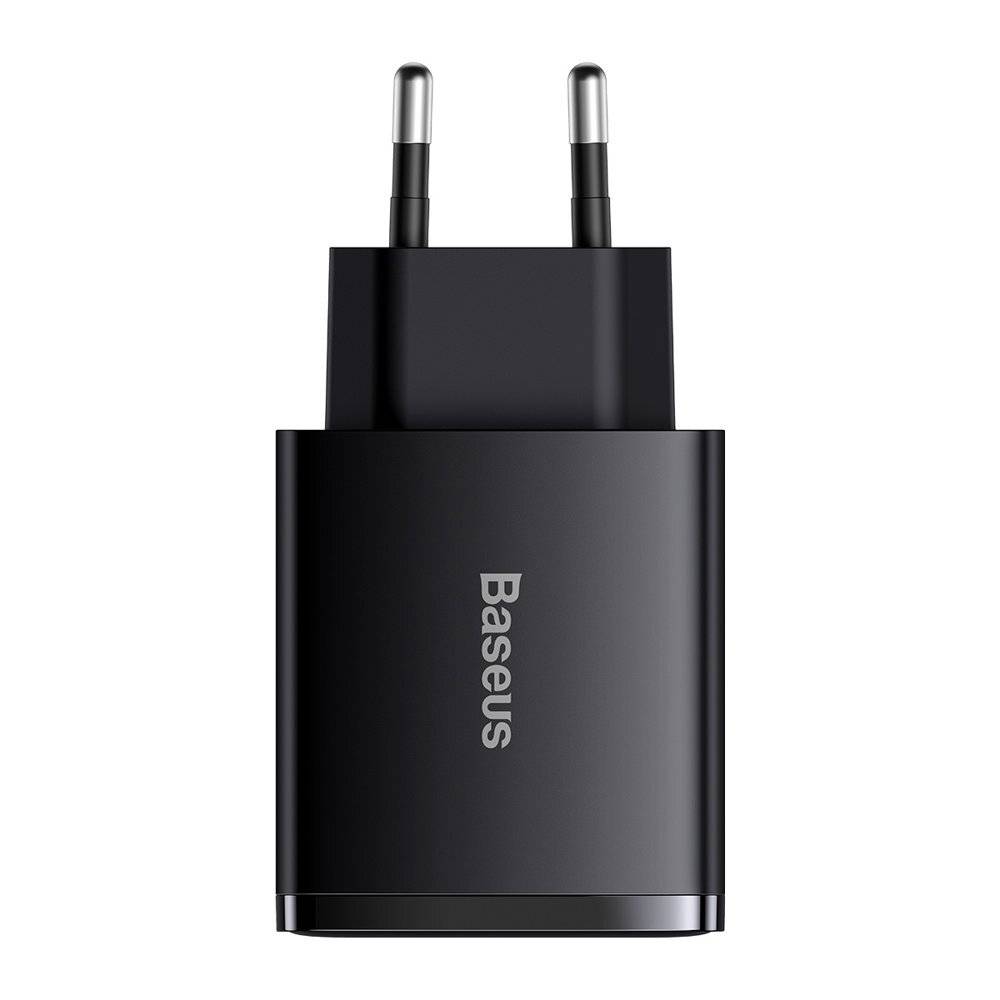 Symbolbild für Baseus Compact Power Supply Adapter 30Watt 1xUSB-C + 2xUSB