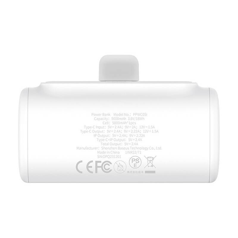 Symbolbild für Powerbank OS-Baseus Compact IP 5000mAh 20W (weiß)