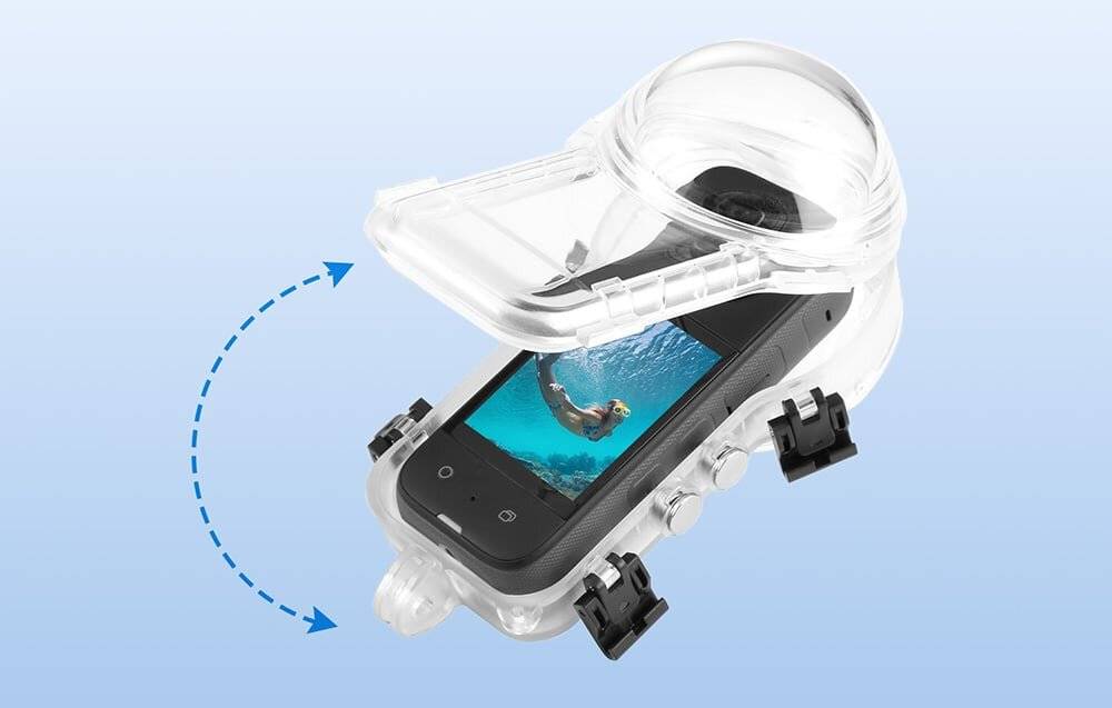Puluz - PU977T - Wasserdichtes Tauchgehäuse PULUZ für Insta360 X4-1