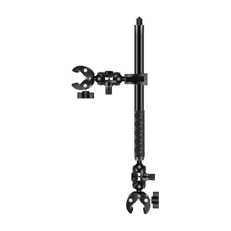 Puluz - PU496B - Motorrad-/Fahrradhalterung PULUZ mit einer einzigen Klemme und Selfie-Stick 150 cm-0