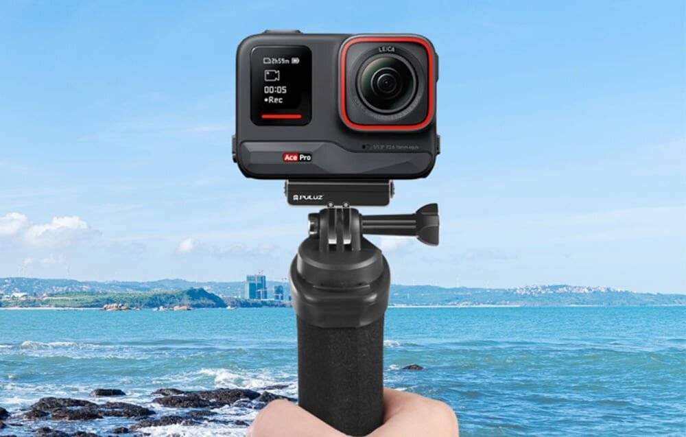 Puluz - PU965B - PULUZ Magnethalterung für Insta360 Ace / Ace Pro / X4 (PU965B)-1