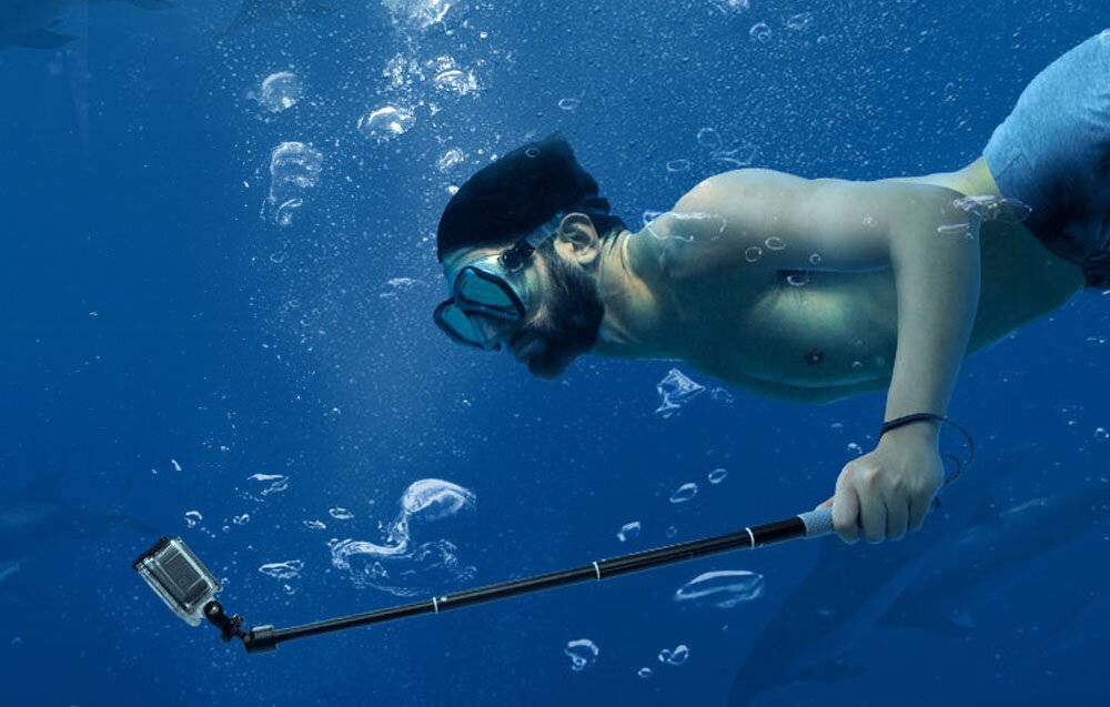Telesin - WSS-001 - Selfie-Stick TELESIN mit Kugelkopf für Action-Kameras-1