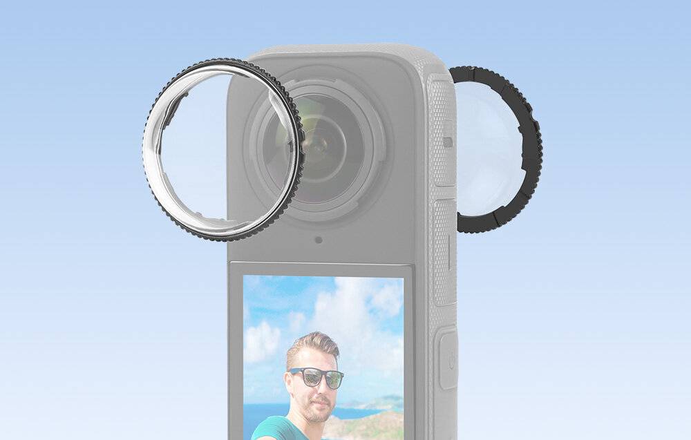 Puluz - PU989T - PC-Objektivabdeckung PULUZ für Insta360 X4-1