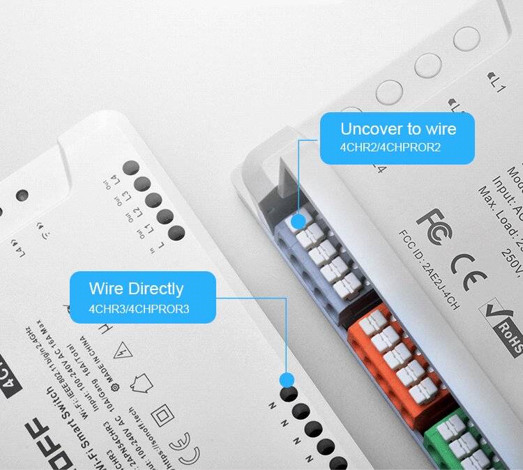 Preisbild für 4CH Pro R3 WiFi Smart Switch 4 Channel RF 433MHz Remote Control