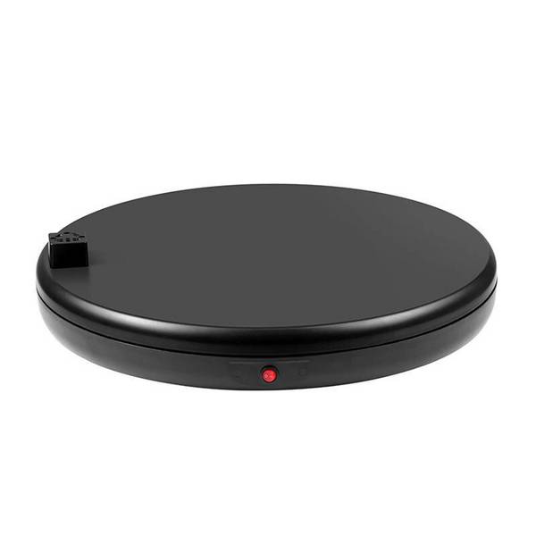 Drehbarer Display-Ständer Puluz mit Steckdose 45 cm (schwarz)