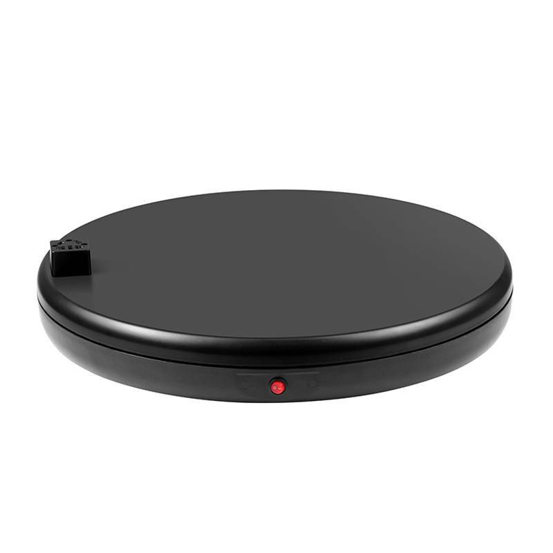 Drehbarer Display-Ständer Puluz mit Steckdose 45 cm (schwarz)-0