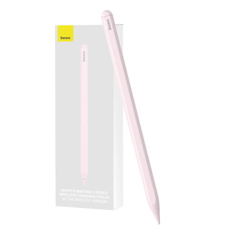 Kabelloser Ladestift für Telefon/Tablet Baseus Smooth Writing (rosa)-0