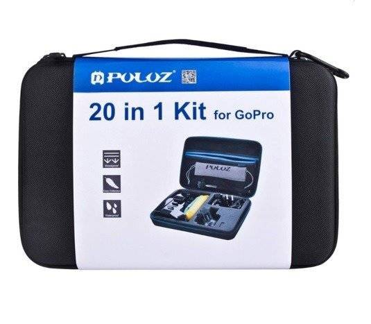 Symbolbild für Puluz - PKT11 - Puluz Set mit 20 Zubehörteilen für Sportkameras (einschließlich Osmo Action 5 Pro) PKT11