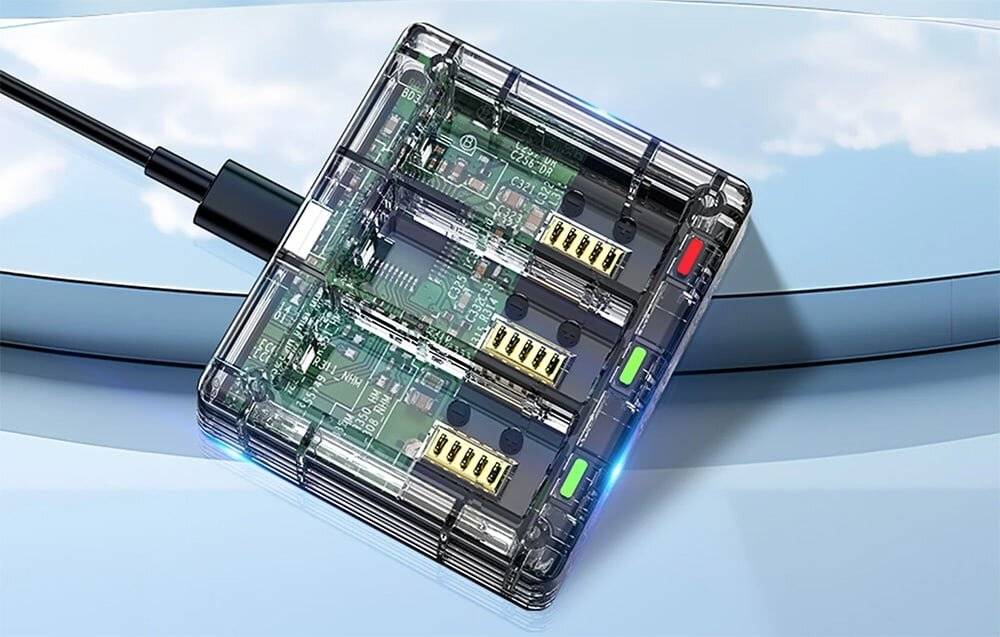 Ladegerät für 3 Akkus für GoPro HERO 13 Telesin (S0-BCG-12-TGP)-2