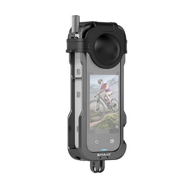 Puluz - PU981B - Metallschutzkäfig mit Objektivabdeckung PULUZ für Insta360 X4