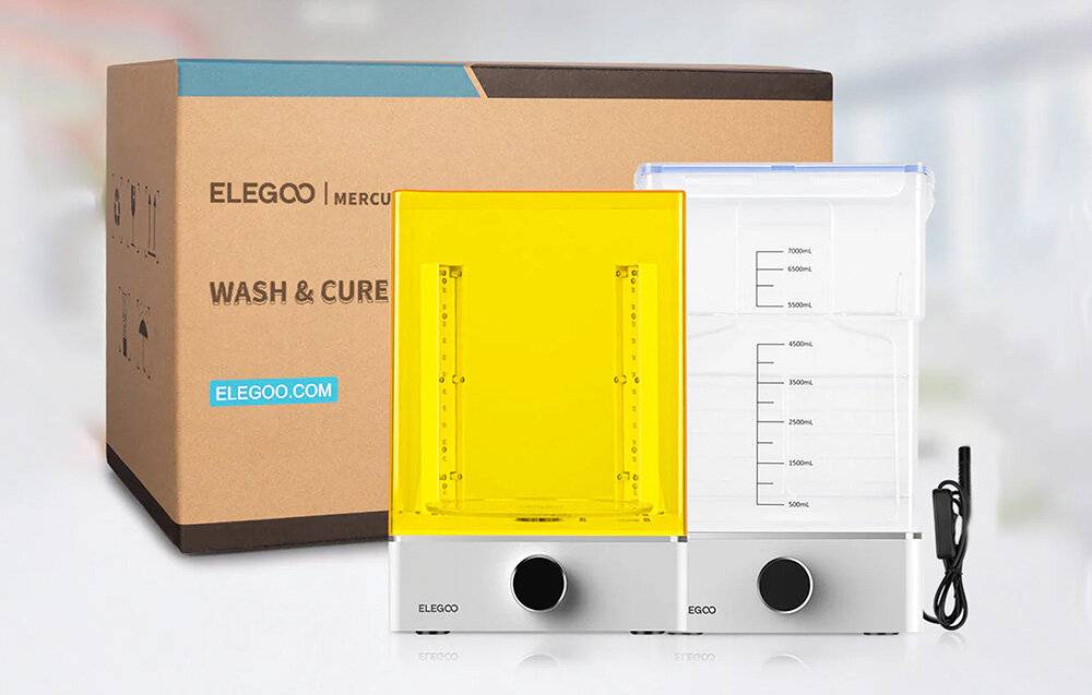 ELEGOO Mercury XS Wash & Cure Bundle, 3D-Druck Nachbearbeitungsstation, 7L Tank-1