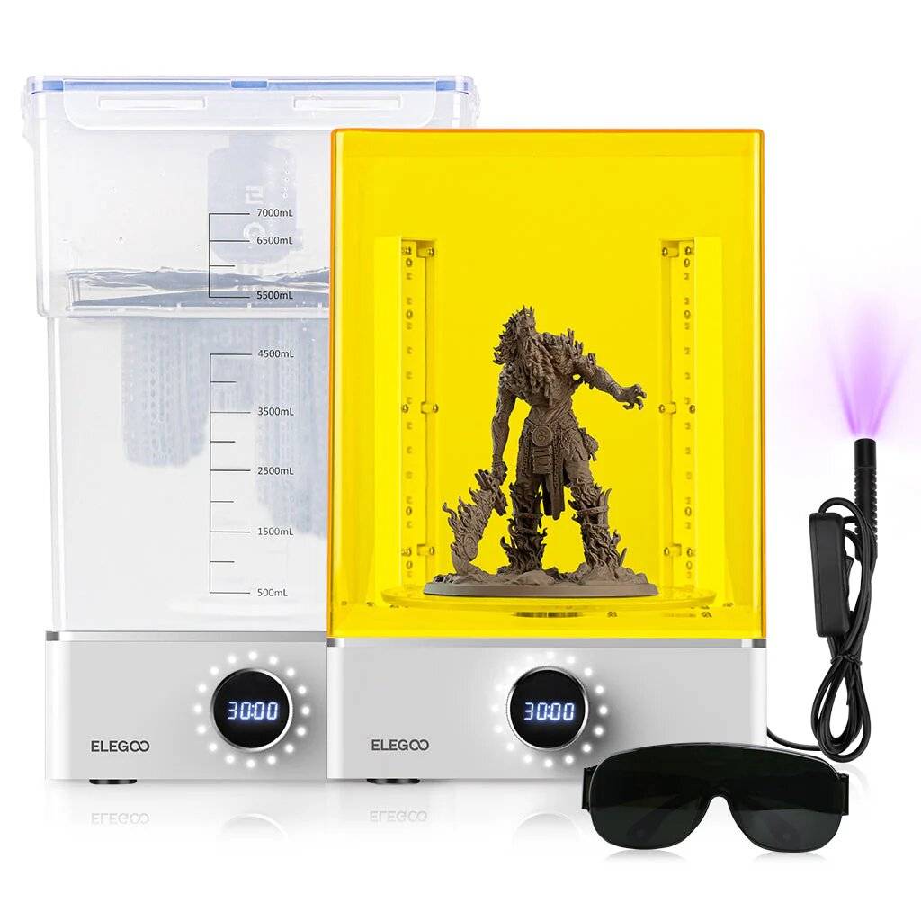 ELEGOO Mercury XS Wash & Cure Bundle, 3D-Druck Nachbearbeitungsstation, 7L Tank-3