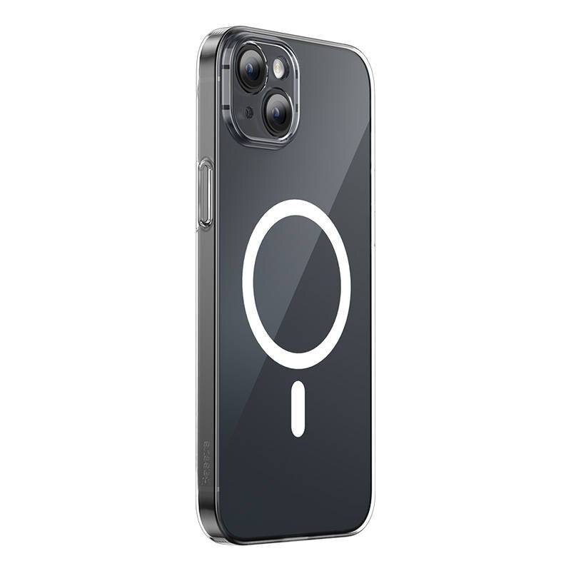 Baseus Magnetic Crystal Clear Handytasche iPhone 13 vollvergütetem Displayschutz Reinigungsset-2