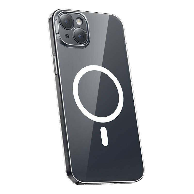 Symbolbild für Baseus Magnetic Crystal Clear Handytasche iPhone 13 vollvergütetem Displayschutz Reinigungsset