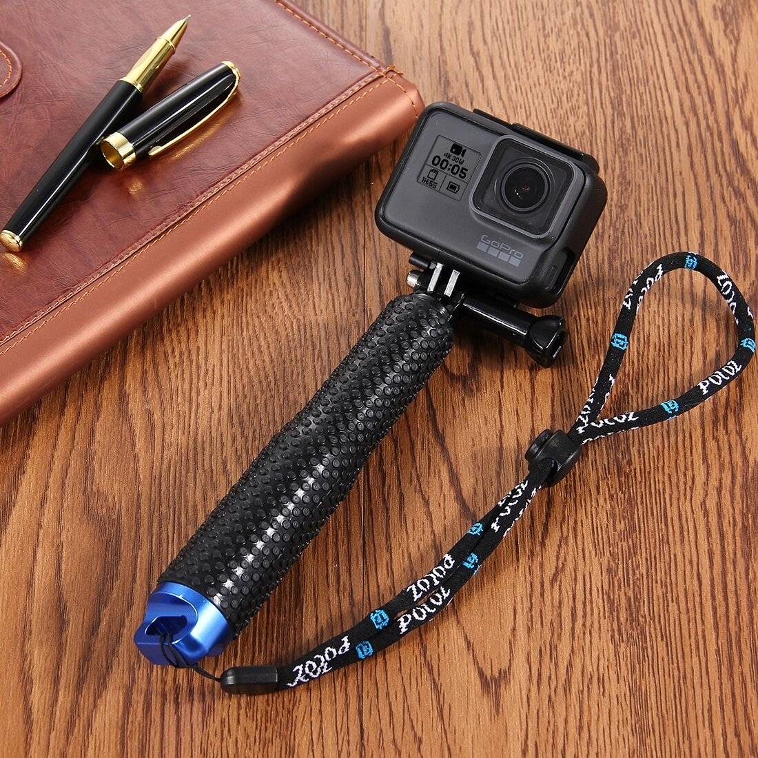 Selfie Stick Puluz für Sportkameras (schwarz)-1